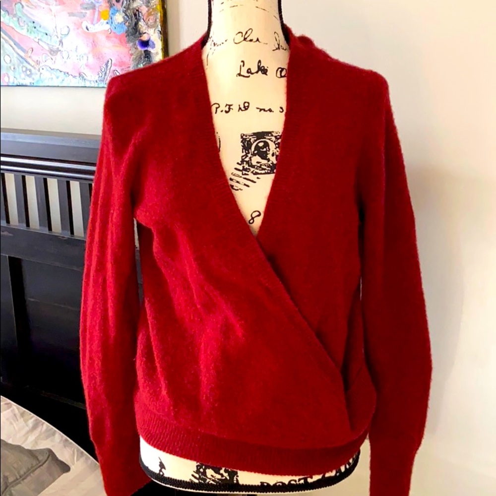 Madewell SZ M Burgundy Sweater